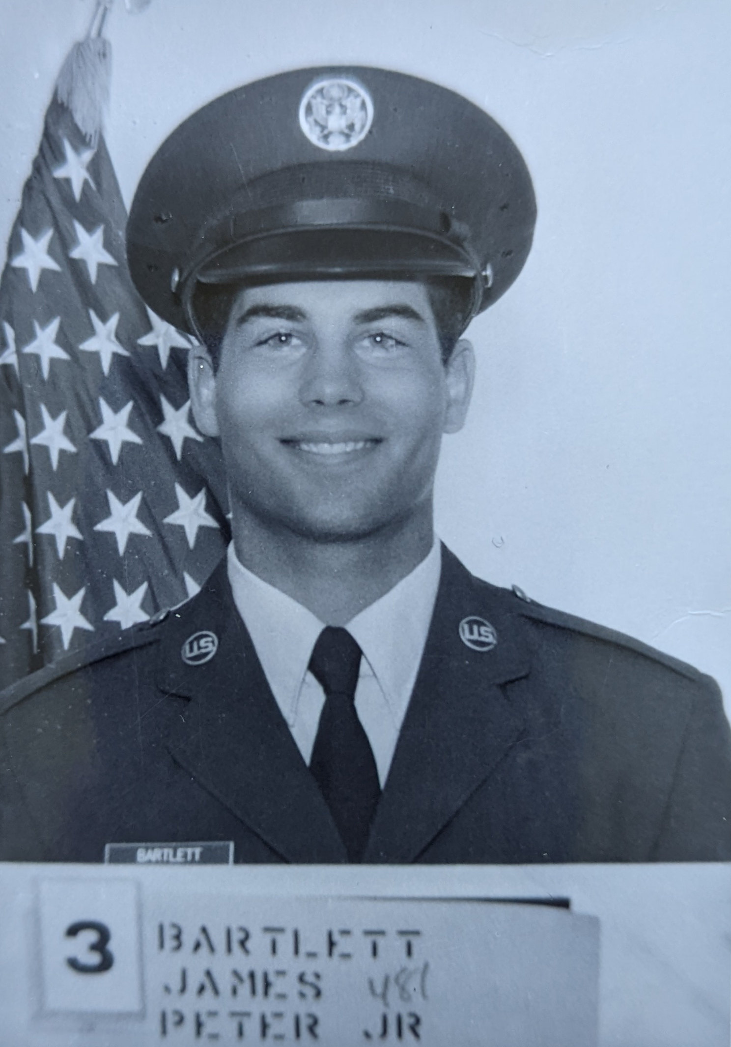 James Bartlett USAF black and white portrait
